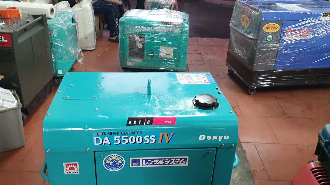 Xuất lô máy phát điện nhật bãi chạy dầu rất đẹp và tiết kiệm nhiên liệu LH 0947253367