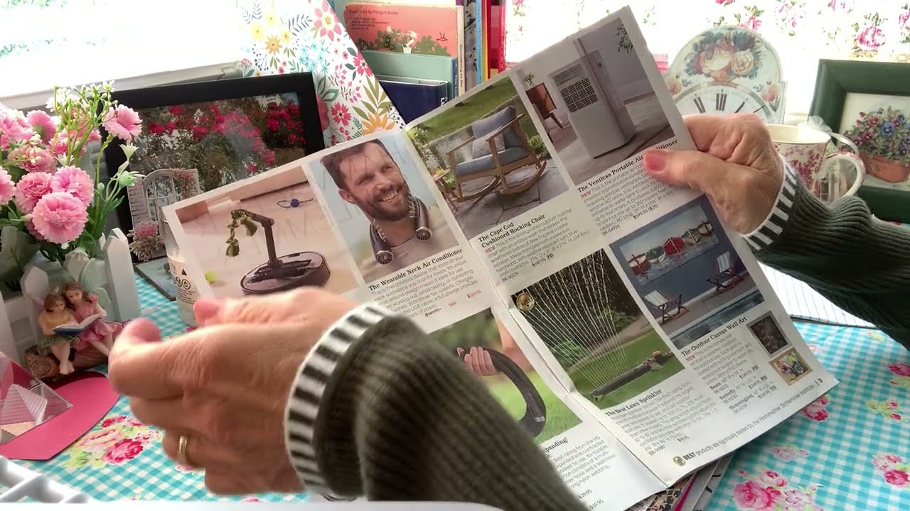 ASMR Catalog Page Turning, Gifts and Housewares  - Soft Spoken