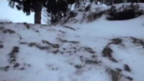 RC Traxxas Rustler FPV onboard Camera in the Snow - Part 1