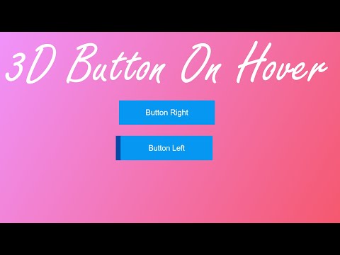 How to create 3D Button HTML, CSS || #WEB CODIAN