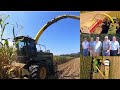 CHOPPING CORN SILAGE with a JOHN DEERE 6750 - GREG BEARD FARM - ALBANY, KENTUCKY