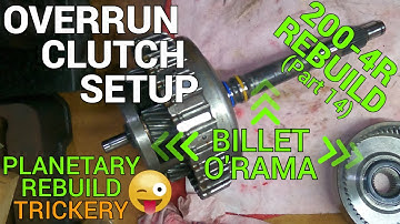 200-4r Rebuild (part 14) – Overrun Clutch ▶Setup, tips and upgrades- Do It Right like a PRO👍🤓