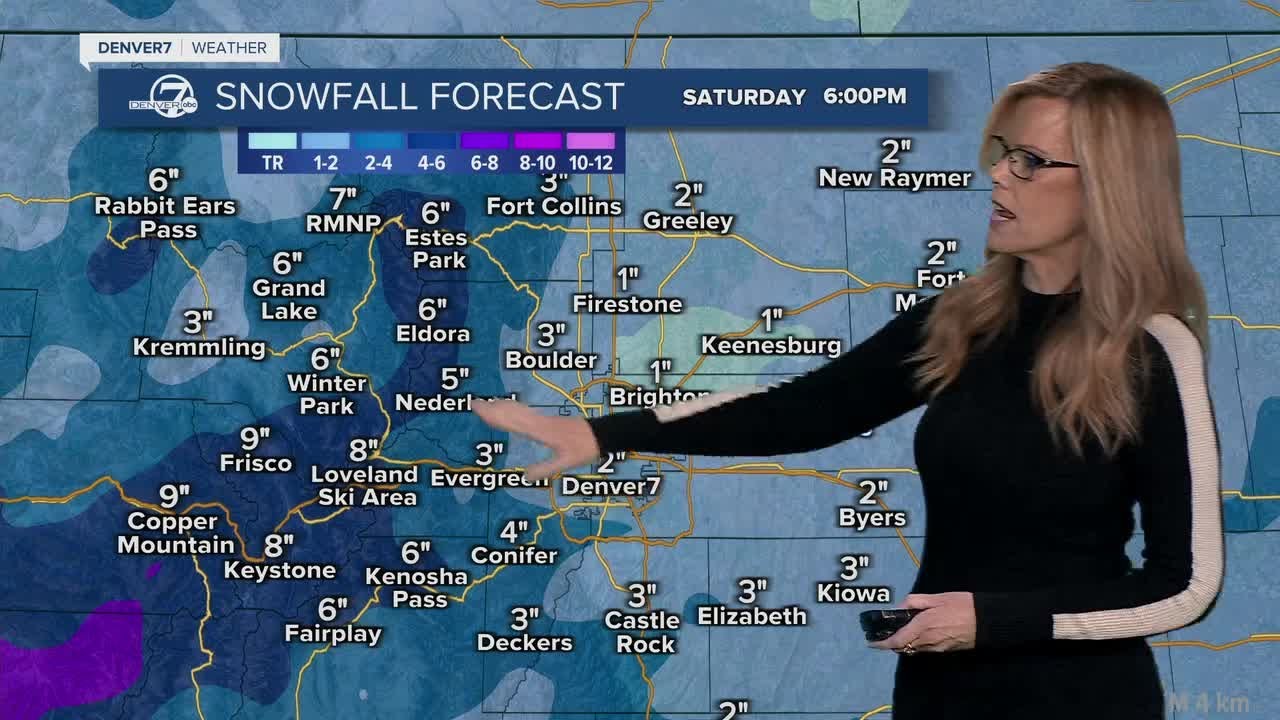 Dangerously cold air heading toward Colorado, along with snow - YouTube
