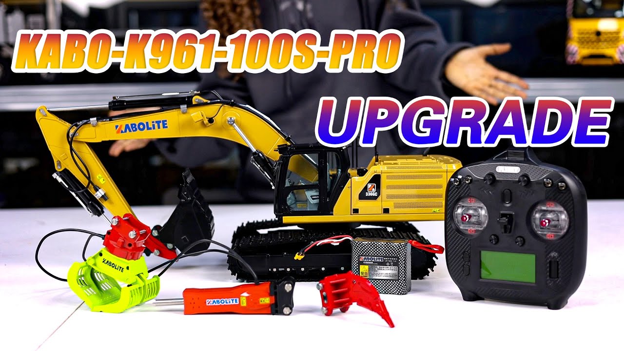 The NEW upgrades on K961-100S Excavator, OLD vs New!!