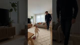 Baby Freezes Then Side-Eyes The Camera