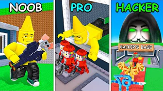 Noob vs Pro vs HACKER in Steal a Brainrot!