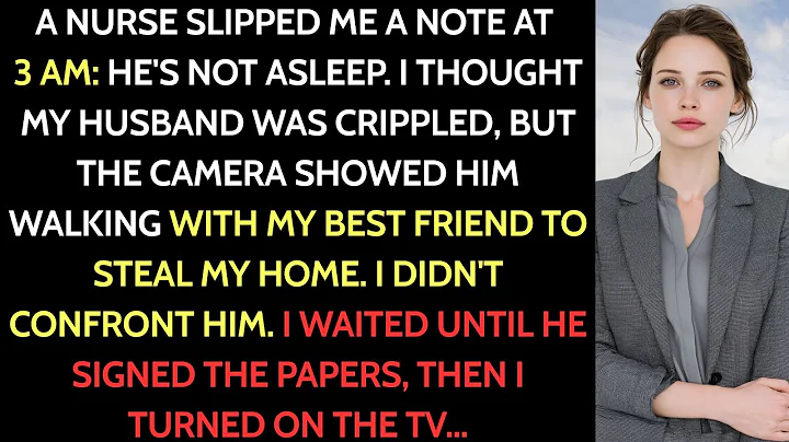 🏥At The Hospital For My Husband's Broken Bone,👩‍⚕️A Nurse Slipped Me A Note: "... Check The Camera🎥"