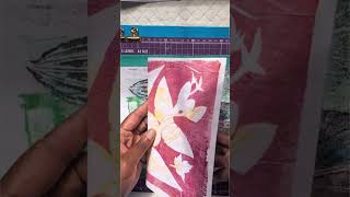 Using your gelli prints for laminated journal covers