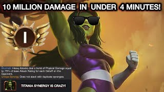 ASCENDED SHE HULK IS DIFFERENT - 10 MILLION DAMAGE IN UNDER 4 MINUTES!