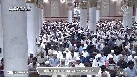 صلاة الفجر للشيخ د. #علي_الحذيفي الخميس 5 شوال 1446هـ سورة نوح كاملة
