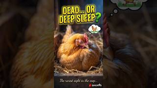 Why Do Hens Sleep Like This? 🐔💤 #shorts