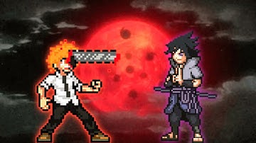 Chainsaw Man(Denji)(new) VS Sasuke Rinnegan( Om Hy) in Jump Force Mugen