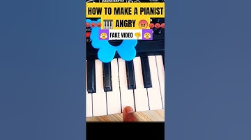 #piano HOW TO MAKE A PIANIST 🎹 ANGRY 😡 #shorts #pianotutorial #tutorial #trending