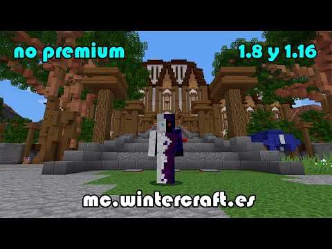 🧊SERVER MINECRAFT NO PREMIUM🧊 🔥WINTERCRAFT🔥 1.8 AND 1.16 SPANISH