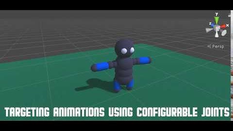 Active Ragdoll Unity3D Tutorial: Targeting Rotations using Configurable Joints [Link in description]