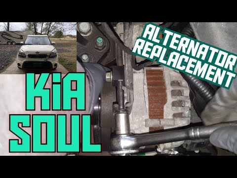 How to replace the alternator on Kia Soul 1.6L