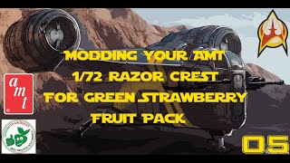 Modifying Your 1/72 AMT Razor Crest For Green Strawberry Fruit Pack