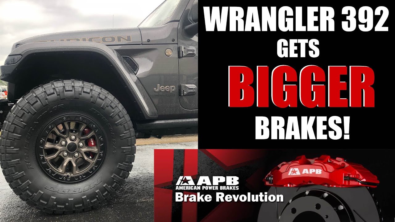 Wrangler 392 Big Brake Kit - APB Brakes - YouTube