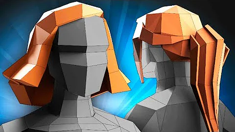 The Ultimate Low Poly Hair Guide in Blender!