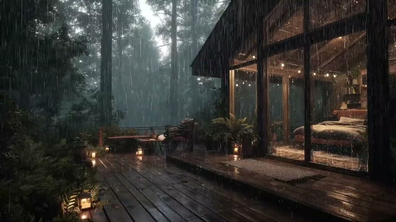 Rain Sounds & Sleep Music for Stress Relief – Relax Mind, Body and Soul