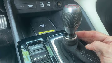 Shift boot collar removal on 2024 Acura Integra Type-S