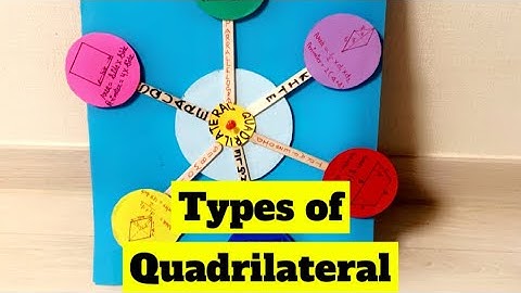 Types of quadrilateral model #3dmodel #2dshapes #quadrilateral