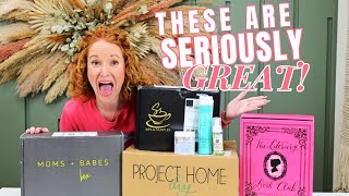 Opening 4 Great Subscription Boxes + 3 Empty Products Review | Subscription Box Reviews