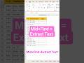 Excel MID + FIND Formula se text ko smart way me extract karein! 🔥 #excel #exceltips #shorts