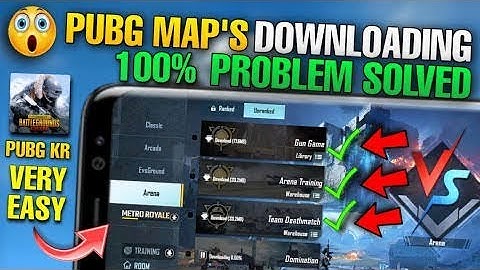 how to download pubg map and dress pubg map download problem