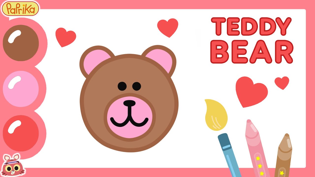 ️ VALENTINE'S DAY 🐻 Learn HOW TO DRAW with Paprika Twins! - YouTube