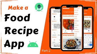 Make a Food Recipe App | Android Project | Full Tutorial Part - 2 screenshot 2
