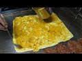 계란카레빵, 로띠 존 / egg curry bread, roti john - malaysian street food