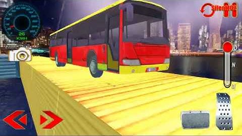Bus Driving on Stunts - Impossible Bus Driver Sky Tracks #3 - Android Gameplay