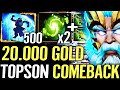 🔥 TOPSON Zeus MID 20.000 Gold Comeback — Ethereal Blade + Octarine Refresher vs Master CK Dota 2 Pro