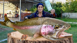 видео: Рецепт гигантской форели - Аппетитные вкусные рецепты картинка: Рецепт гигантской форели - Аппетитные вкусные рецепты