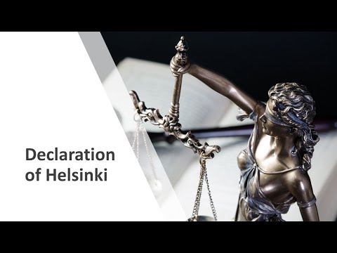 Declaration of Helsinki - World Medical Association Helsinki Declaration