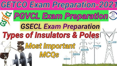 GETCO Exam Preparation||Power System Important MCQ||Types of Insulator and Poles most Important Mcqs