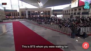 281118 BTS Red Carpet AAA