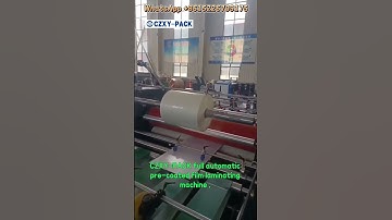 Pre-coated film laminator #corrugatedbox #laminator #printing #machine #slittingmachine