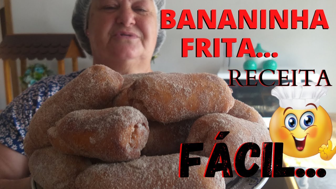 BANANINHA FRITA - RECEITA COMPLETA - REVELANDO O SEGREDO