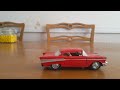 Stop motion 57 chevy bel air driving by on the road robinbeare