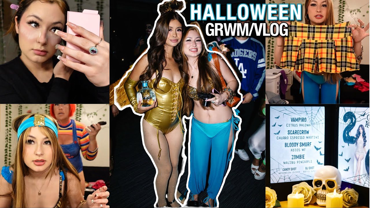 Я был на вечеринке в честь Хэллоуина в Лос-Анджелесе.. *grwm/vlog*