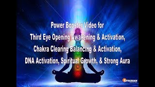 Third Eye, DNA & Chakra Activation - Secure Aura - Increase Intuition (5 in 1 Combo)