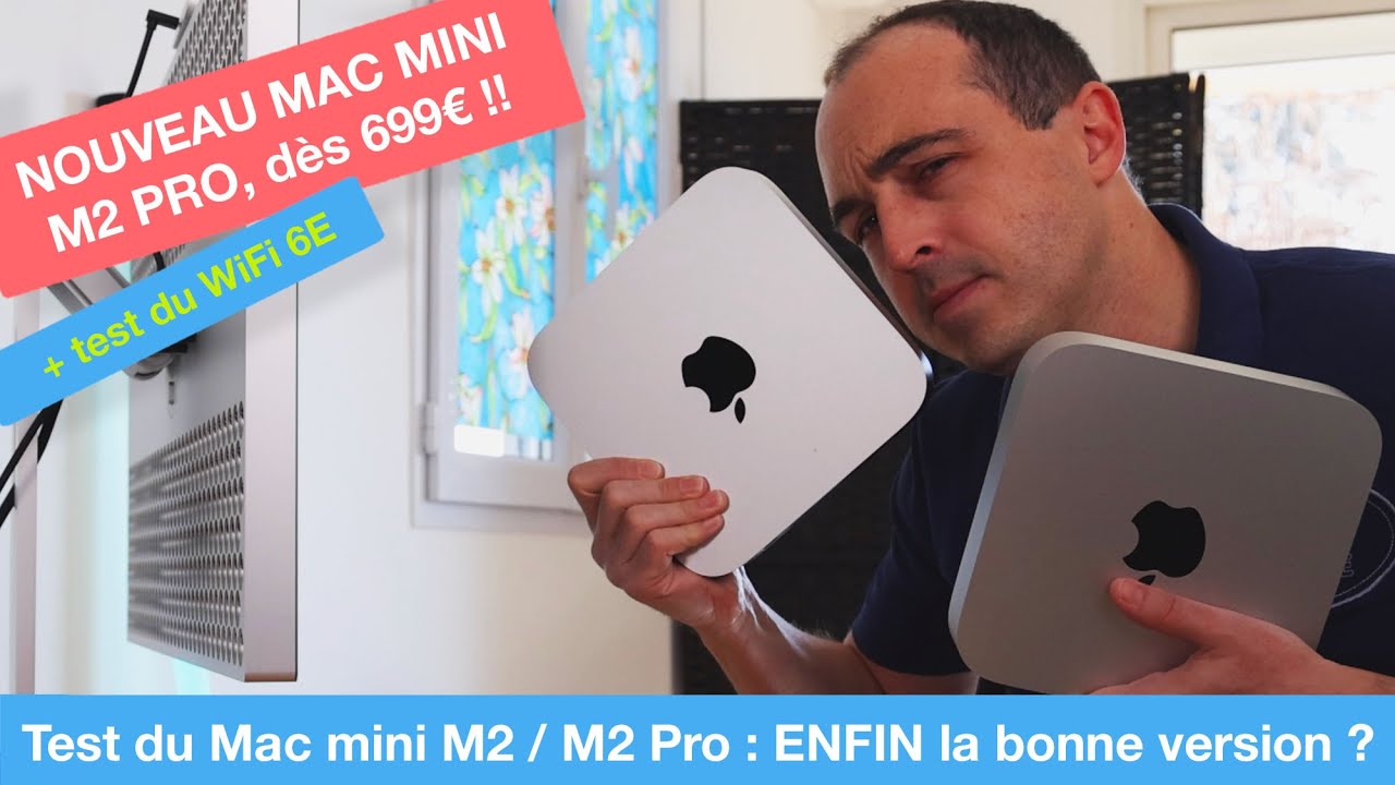 Test des Mac mini M2 et M2 Pro : le Mac maxi