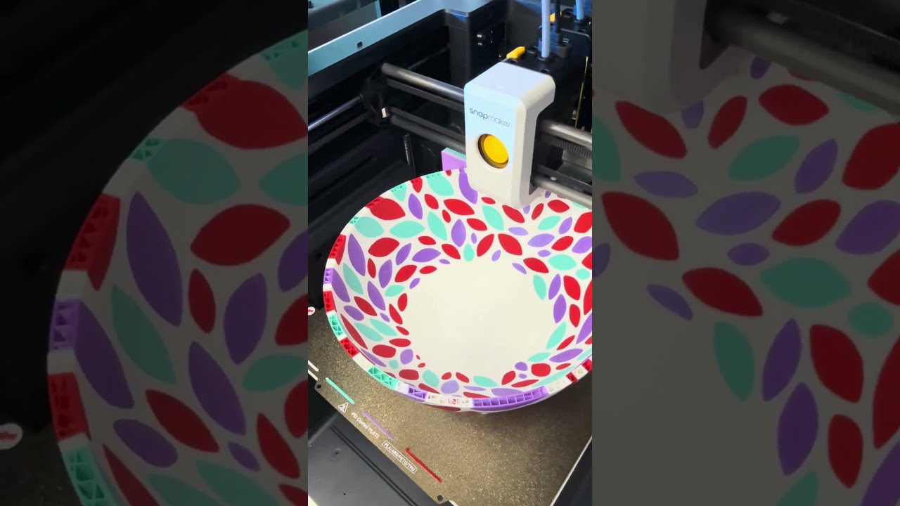 This Snapmaker U1 Multi Color Print Is Insane 3dprinting Snapmakeru1