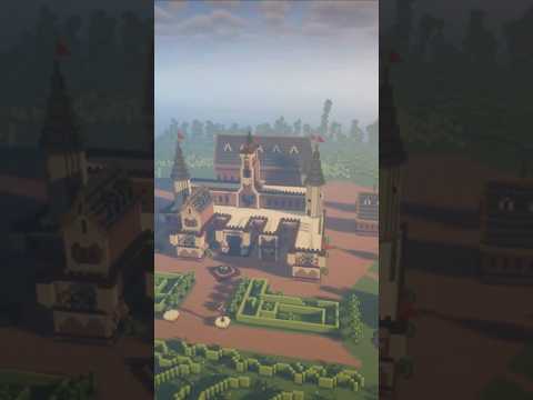 【マイクラ】ハーツラビュル寮再現建築【ツイステ】を作ってみた【shorts】  #マインクラフト #minecraft   　#shorts