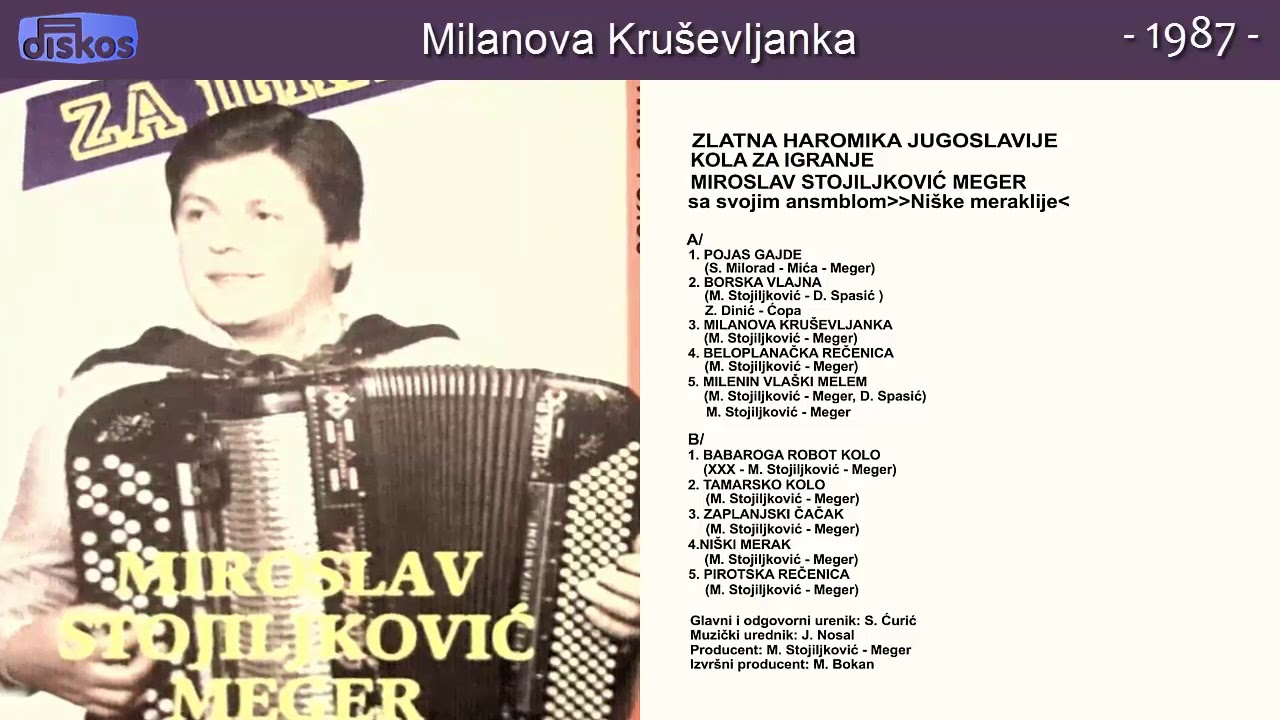 Miroslav Stojiljkovic Meger - Kola za igranje - (Audio 1987) - CEO ALBUM