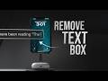 How to Remove Text Box on iPhone (tutorial)