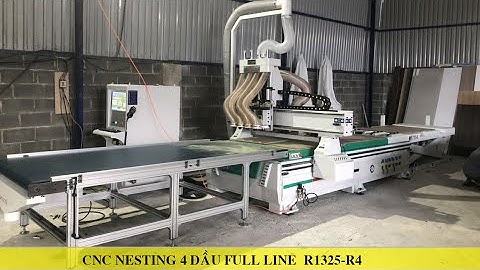 HOLZTEK. MÁY CNC NESTING 4 ĐẦU FULL LINE | HT-R4F
