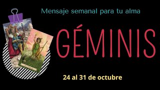 GÉMINIS🌟👣CAMINA HACIA EL PODER CON HUMILDAD✍🧘‍♀️💕LLEGA LA PAZ/24 al 31 de octubre/HORÓSCOPO Y TAROT